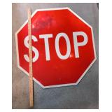 Metal 'Stop' Road Sign
