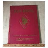 Vintage 'Red Devil' Military Yearbook