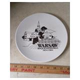 Vintage Warsaw 150th Anniversary Plate