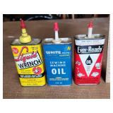 Vintage Metal Oil Cans