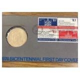 1974 Bicentennial First Day Cover Medal