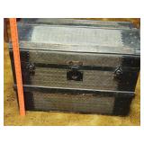 Antique Dome Top Steamer Trunk