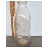 Vintage Meadow Gold Milk Bottle