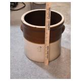 Two-tone Glazed Pottery Crock #4
