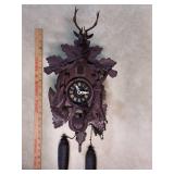 Antique West Germany Black Forest Cuckoo Clock