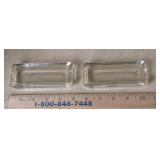 Vintage Rectangular Ashtrays