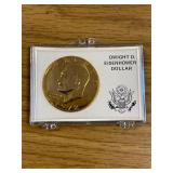 1972 Gold Plated Eisenhower Dollar