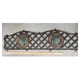 Vintage Cast Iron Bench Backrest