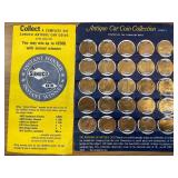 Sunoco Antique Car Coins