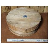 Antique Wooden Cheese Box