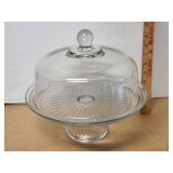 Pedestal Cake Stand With Glass Dome
