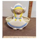 Dutch Girl Double Basket Planter