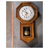Antique Drop-Octagon Calendar Wall Regulator Clock