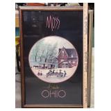 Signed P. Buckley Moss Exhibition Art Poster