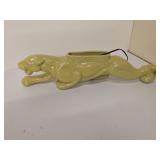 MCM Ceramic Panther TV Lamp