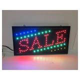 Illuminated Sale Sign