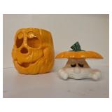Ceramic Pumpkin Halloween Decor