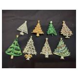 (8) Christmas Tree Pins