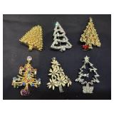 (6) ChristmasTree Pins