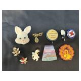 (10) Vintage Pins