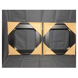 12' x 12' Black Picture Frames (2)