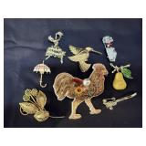 (8) Vintage Pins
