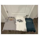 (3) Harley Davidson T-Shirts Size XL