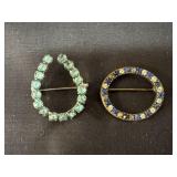 (2) Vintage Pins 1 Marked ALL