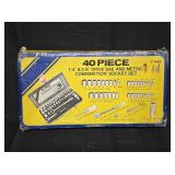 40pcs SAE & Metric Socket Set