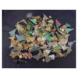 Assorted Christmas Pin Lot Approx 100 Pins