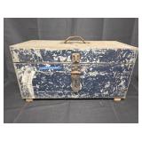 Vintage Wood & Metal Toolbox