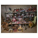 Contents of Shelves Holiday Dï¿½cor & Misc