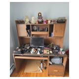 Computer Desk w/ Contents