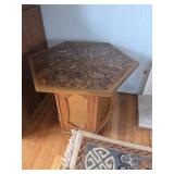 Hexagon End Table
