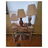 Wood Table & Contents