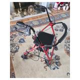Drive Medical Red Rollator Walker