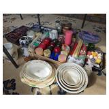 Candles, Mixing Bowls, Serving Dishes