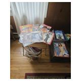 Various Magazines & Magazine Rack