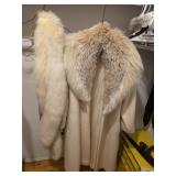 Fur Coat and Fur Scarf