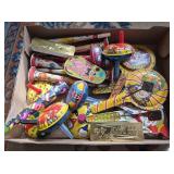 Vintage Tin Party Noisemakers