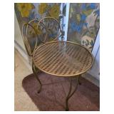 Metal Vanity Chair