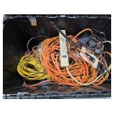 Bin of Extension Cords