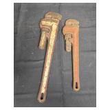 Pipe Wrenches, 14 Inch and 18 Inch