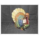 Tiffany Style Turkey Lamp, Broken Tail