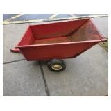 Tilting Tow-Behind Garden Cart