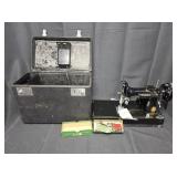 Vintage Singer 221 Sewing Machine and Case