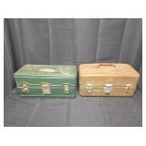 Vintage Tackle Boxes and Tackle