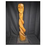 Large Carved Wooden Statue
