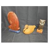 Wooden Animal Sculptures