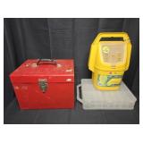 Fishing Tackle and Minnow Bucket